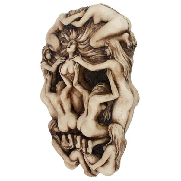 Design Toscano CL212 6 Inch Memento Mori Gothic Death Skull Sculpture by Monte