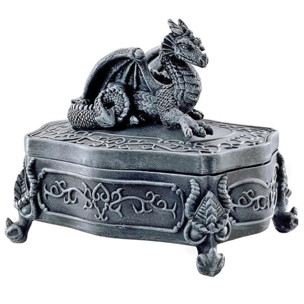 Design Toscano CL2517 6 Inch Dragon of Glenshire Lidded Box