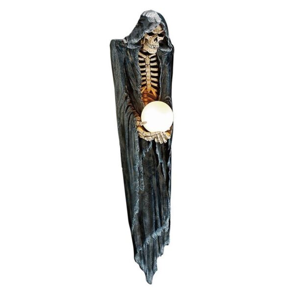 Design Toscano CL2789 9 Inch Grim Reaper Sconce