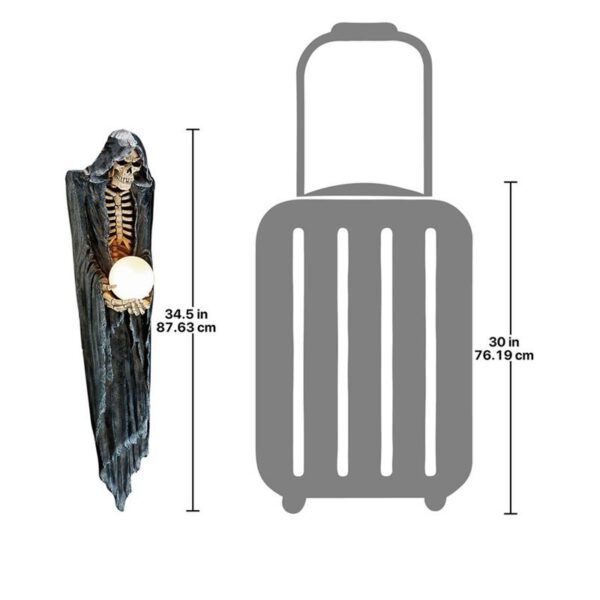 Design Toscano CL2789 9 Inch Grim Reaper Sconce