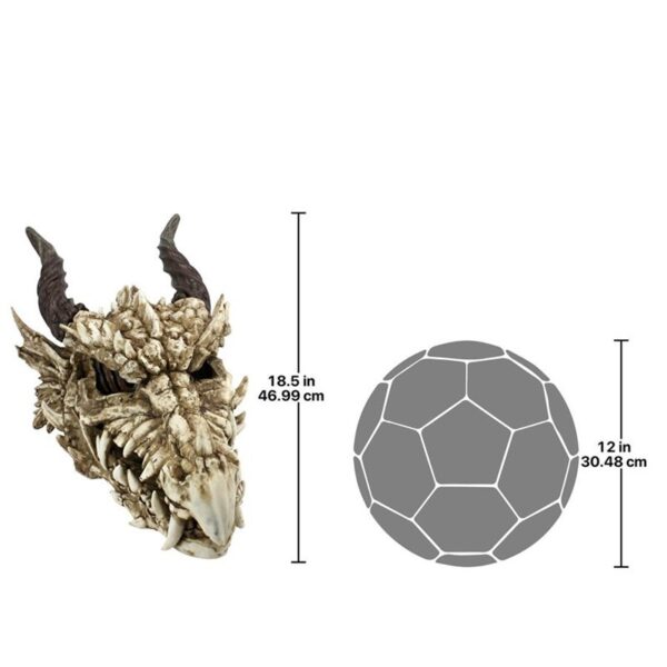 Design Toscano CL2817 18 Inch Large Stokers Moors Dragon Trophy