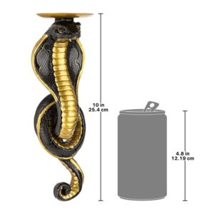 Design Toscano CL3448 3 1/2 Inch Renenutet Cobra Goddess Wall Sconces, Set of 2