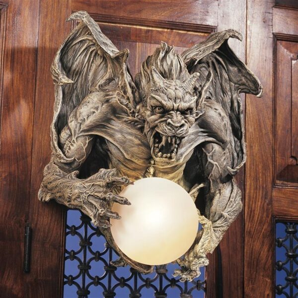 Design Toscano CL3579 16 Inch Merciless the Gargoyle Sconce