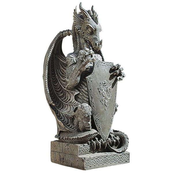 Design Toscano CL3756 16 1/2 Inch Grande Dragon Sentinel