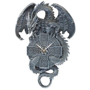 Design Toscano CL3898 11 Inch Celtic Timekeeper Dragon Clocke