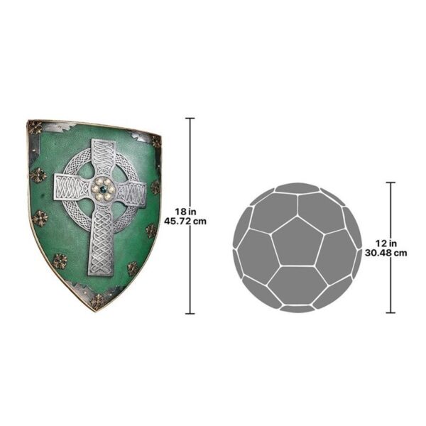 Design Toscano CL41032 13 1/2 Inch Celtic Warriors Shield