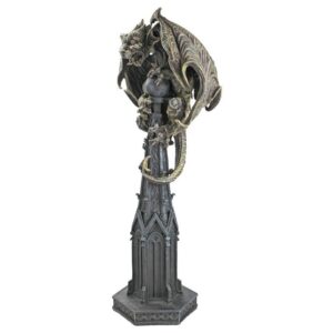 Design Toscano CL4187 12 Inch Raptor Surveyor of the Realm Gargoyle