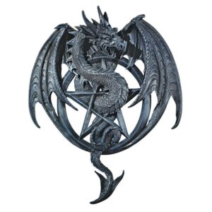 Design Toscano CL4350 14 1/2 Inch Dragon Pentacle Plaque