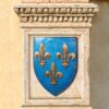 Design Toscano CL47033 12 1/2 Inch Fleur De Lis Shield Plaque