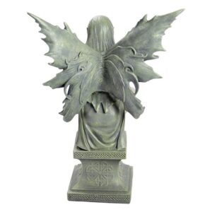 Design Toscano CL5047 12 Inch Fairy Winged Large Perilous Perch Statue