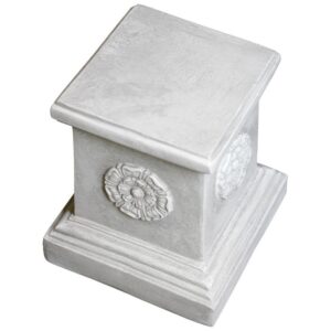 Design Toscano CL5194 11 Inch Large Rosette Plinth