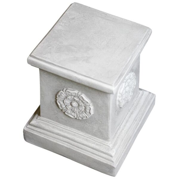 Design Toscano CL5194 11 Inch Large Rosette Plinth