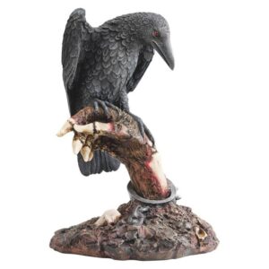 Design Toscano CL54062 7 1/2 Inch Ravens Perch Zombie Hand