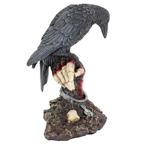 Design Toscano CL54062 7 1/2 Inch Ravens Perch Zombie Hand