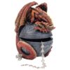 Design Toscano CL551022 4 Inch Dragon Protector Celtic Orb Box