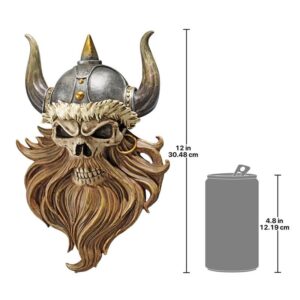 Design Toscano CL5827 8 Inch Skull of Valhalla Viking Plaque