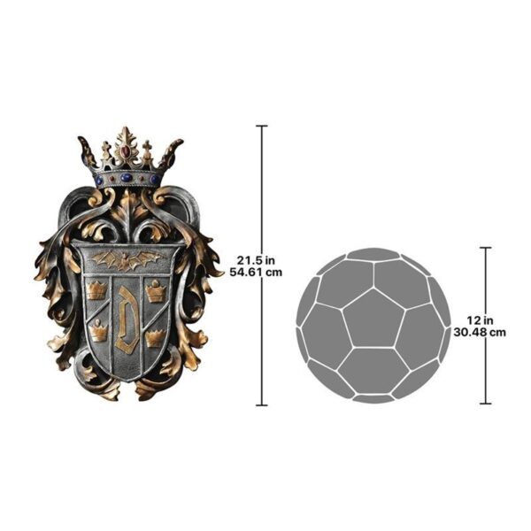 Design Toscano CL6100 15 Inch Dracula Coat of Arms Plaque