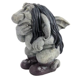 Design Toscano CL6142 9 1/2 Inch Pondering Sylvester Gnome Statue