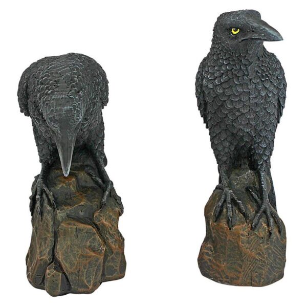 Design Toscano CL6170 4 1/2 Inch Mystic Night Raven Statues