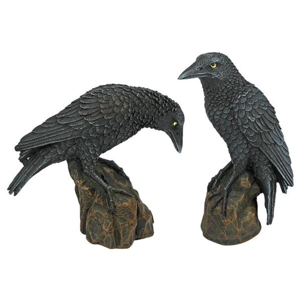 Design Toscano CL6170 4 1/2 Inch Mystic Night Raven Statues