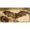 Design Toscano CL6473 19 1/2 Inch Cyber Bat Steampunk Plaque