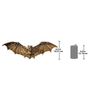 Design Toscano CL6473 19 1/2 Inch Cyber Bat Steampunk Plaque