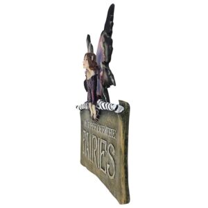 Design Toscano CL6564 10 Inch Don't Piss Off the Fairies Plaque