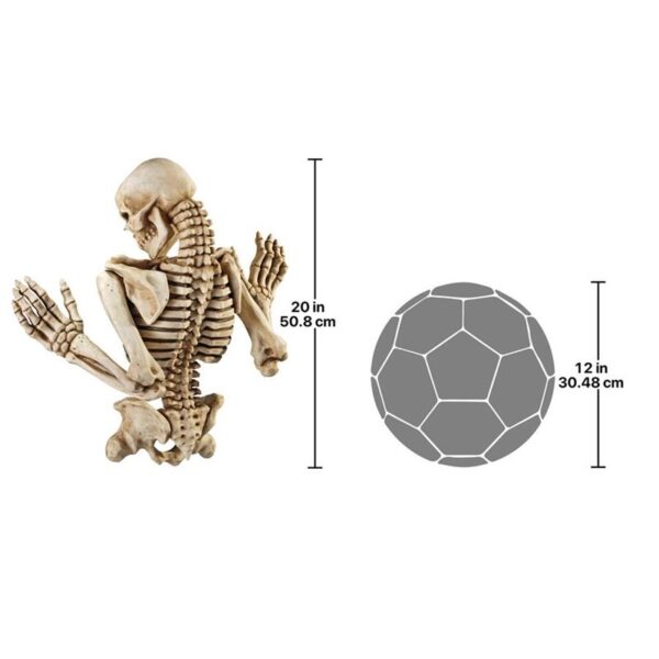 Design Toscano CL6669 21 Inch Ascending Evil Climbing Skeleton Frieze