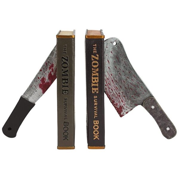 Design Toscano CL67232 11 Inch Dead Read Bloody Zombie Bookends