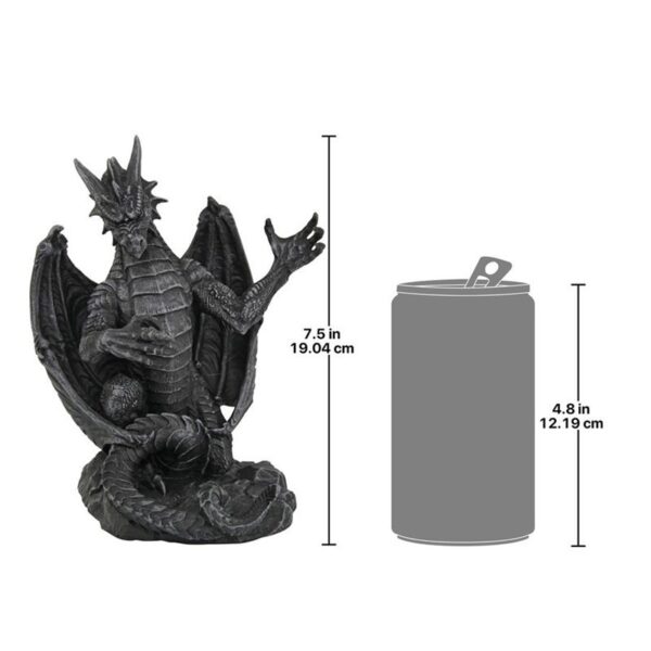 Design Toscano CL6729 5 1/2 Inch Large Versilius the Dragon Phone Holder