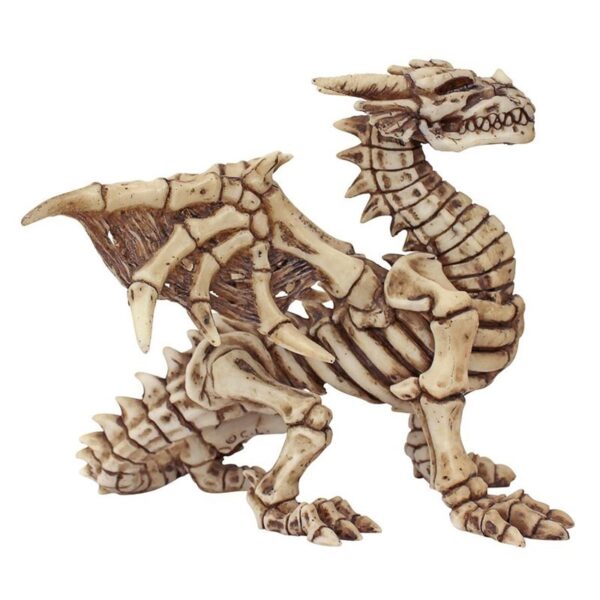 Design Toscano CL7038 7 1/2 Inch Corpus Crux Dragon Skeleton Statue