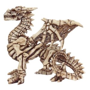 Design Toscano CL7038 7 1/2 Inch Corpus Crux Dragon Skeleton Statue