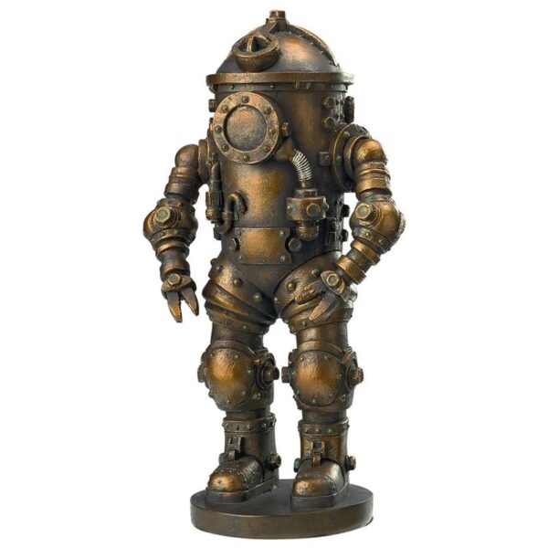 Design Toscano CL7321 4 Inch Tritonia Diving Suit Steampunk Statue