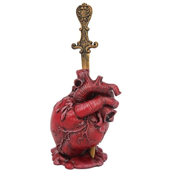 Design Toscano CL7615 3 1/2 Inch Edgar Allen Poes Tell-Tale Heart Sculpture