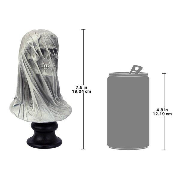 Design Toscano CL7657 4 1/2 Inch Veiled Maiden of Death Bust