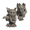 Design Toscano CL93689 8 Inch Set of Babble and Whisper Gargoyles