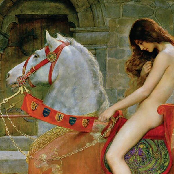 Design Toscano DA1002 28 1/2 Inch Lady Godiva Canvas Replica Painting - Medium