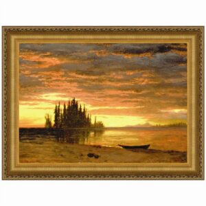 Design Toscano DA1091 21 1/4 Inch California Sunset 1868 Canvas Replica Painting - Small