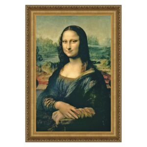 Design Toscano DA1142 23 1/4 Inch Mona Lisa Framed Canvas Replica Painting - Medium