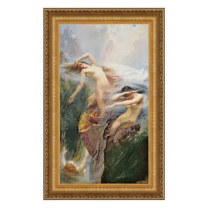 Design Toscano DA1202 20 1/4 Inch Clyties of The Mist 1912 Canvas Replica Painting - Medium