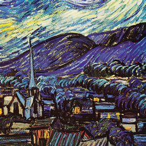 Design Toscano DA1415 37 1/4 Inch Starry Night 1889 Canvas Replica Painting - Estate