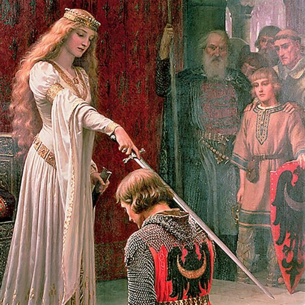 Design Toscano DA1432 22 1/4 Inch The Accolade 1901 Canvas Replica Painting - Medium