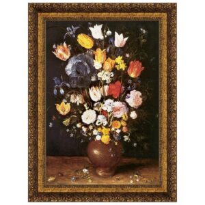 Design Toscano DA1704 34 1/2 Inch Bouquet of Flowers 1608 Canvas Replica Painting - Grande