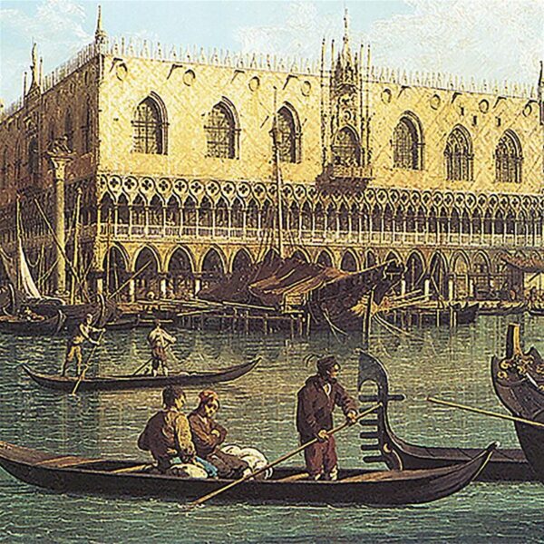 Design Toscano DA1734 48 1/4 Inch View of The Bacino Di San Marco St Marks Basin 1730-35 Canvas Replica Painting - Grande