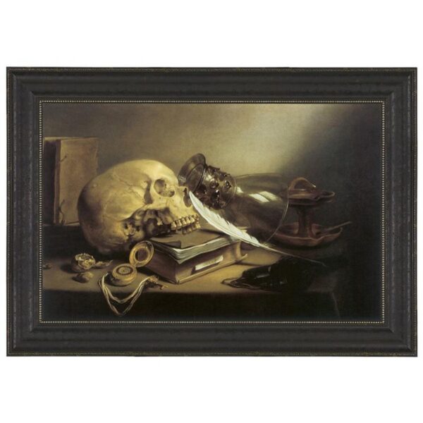 Design Toscano DA1773 37 Inch a Vanitas Still Life 1645 Canvas Replica Painting - Large