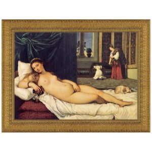 Design Toscano DA1963 40 1/2 Inch The Venus of Urbino 1538 Canvas Replica Painting - Large