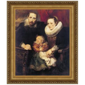 Design Toscano DA1972 25 1/4 Inch Wildens Family Portrait 1621 Canvas Replica Painting - Medium