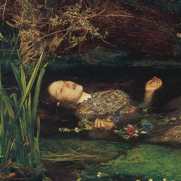 Design Toscano DA1992 28 1/2 Inch Ophelia 1851-52 Canvas Replica Painting - Medium