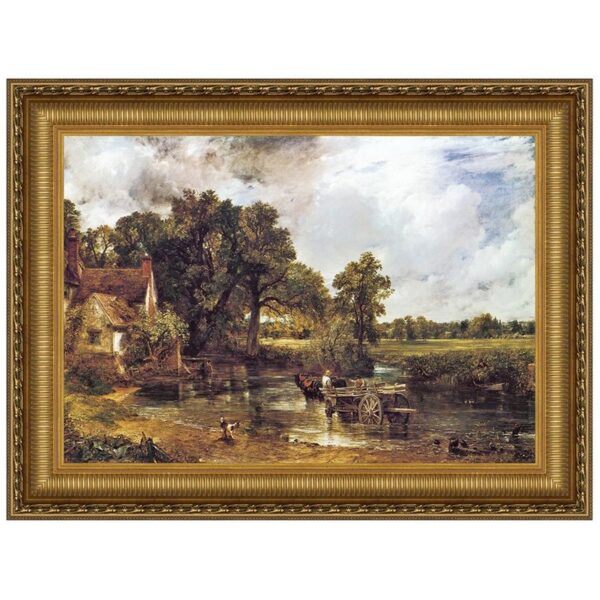 Design Toscano DA2012 29 1/2 Inch The Hay Wain 1821 Canvas Replica Painting - Medium