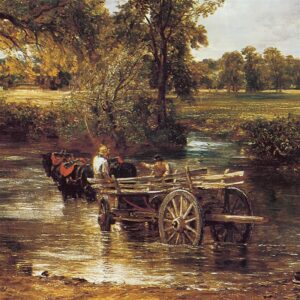 Design Toscano DA2013 41 1/4 Inch The Hay Wain 1821 Canvas Replica Painting - Large